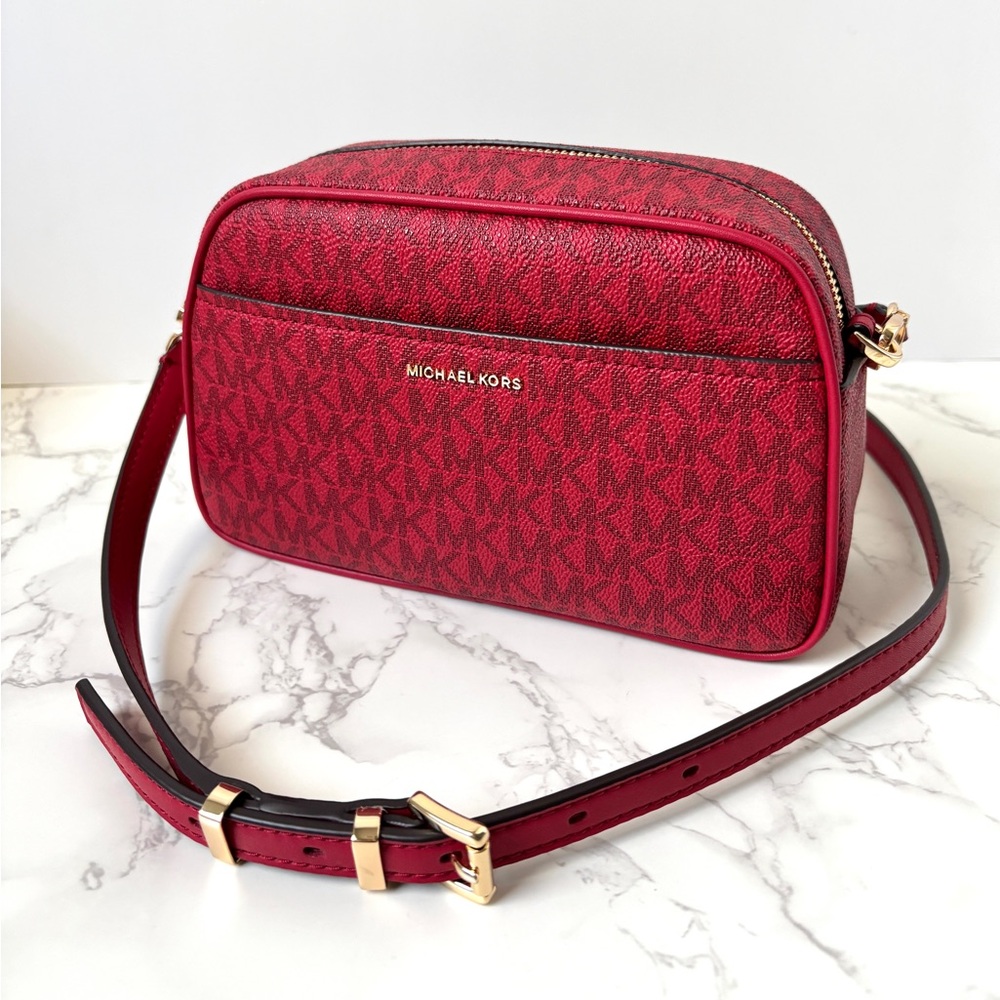 New Michael Kors Small Crossbody Bag Red